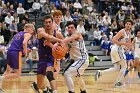 MBBall vs Emerson  Wheaton College Men's Basketball vs Emerson College is the first round of the NEWMAC Basketball Championships. - Photo By: KEITH NORDSTROM : Wheaton, basketball, NEWMAC MBBall2024